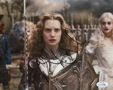 Mia Wasikowska Alice in Wonderland Autographed Signed 8x10 Photo ACOA 2020-14