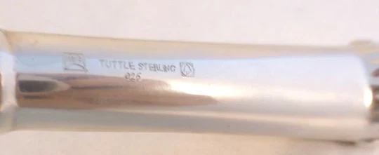 Par de cuchillos Onslow by Tuttle Sterling - 8 5/8" - marca de fecha GWB Foto 4 de 4