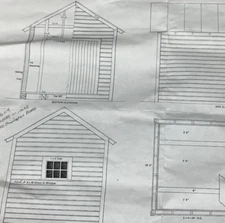 O Scale Line-Side Shed Structure Scratch Build Project O1826
