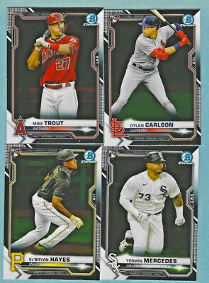 2021 Bowman Chrome Veterans & RCs #1-100 Complete Your Set ~ You Pick!