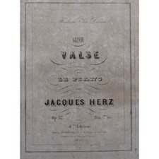 Herz Jacques Grande Valse Brillante Piano ca1...