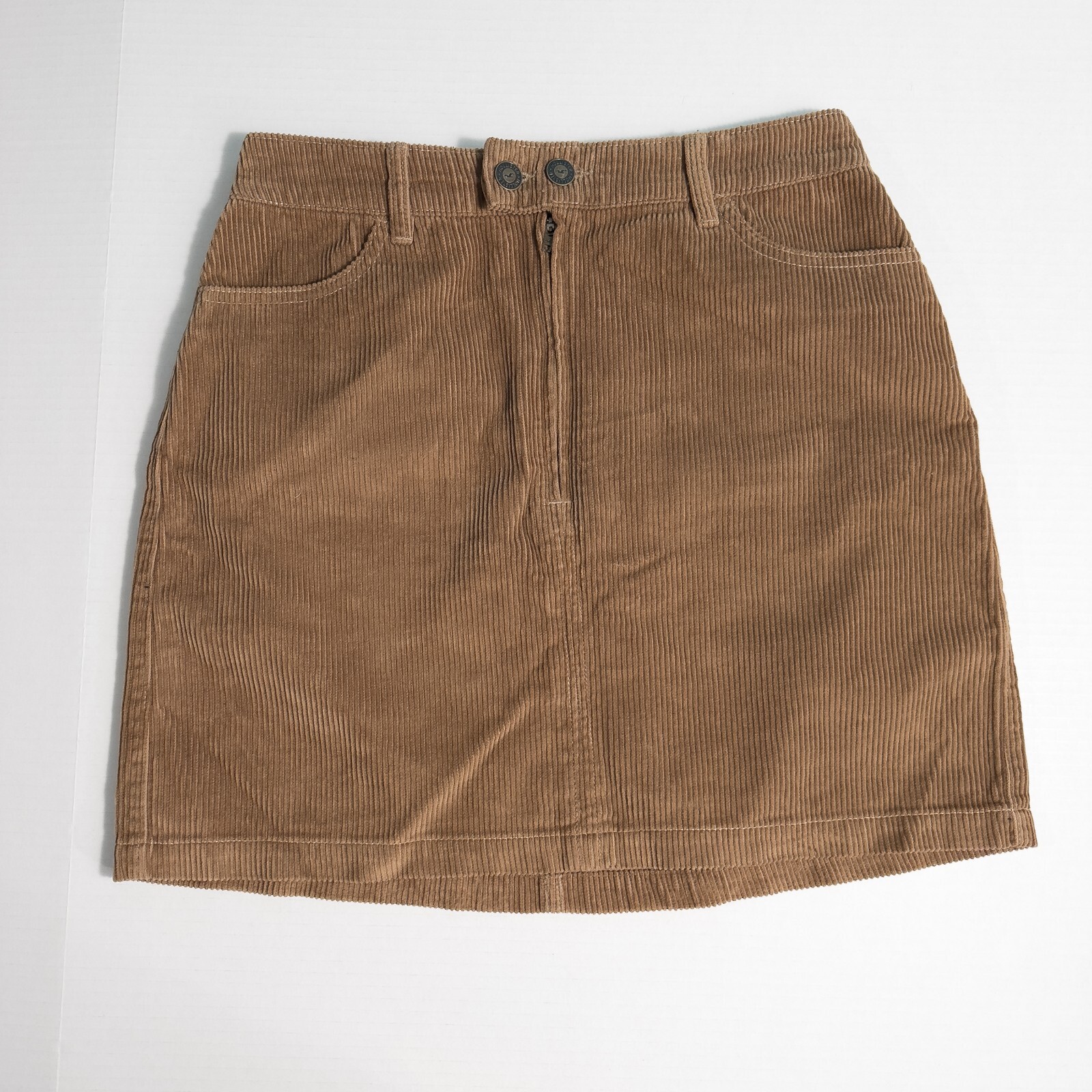 Hollister Ultra High Rise Corduroy Mini Skirt Y2K Preppy Academia Juniors 7