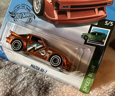 2020 Hot Wheels *SUPER* Treasure Hunt MAZDA RX-7 Orange *Ships in Keeper