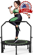 Trampolin para ejercicio fitness de 40" adultos y ninos ni os plegable brincolin
