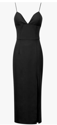 Women's Dress Body Con Sexy Tight Club Party Black Sz Small New