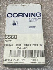 Pyrex Glass Evaporation Tubes, 24/40 Inner Ground Glass Male Joints, 5 Pieces