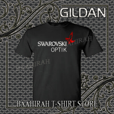 New Swarovski Optik Guns Firearms Red Logo American Funny T-Shirt Size S to 5XL