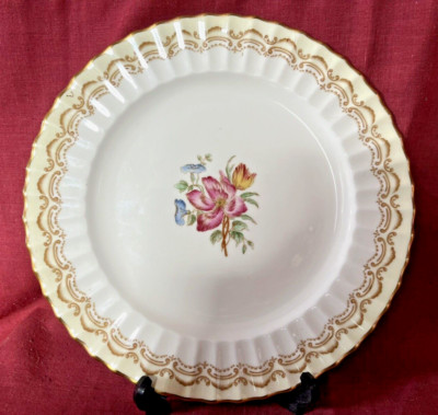 Vintage Royal Worcester Cromwell 1930er 10,5 Zoll Speiseteller Neuwertig