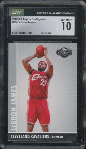 2008 Topps Co-Signers #23 Lebron James Gem Mint CGC 10