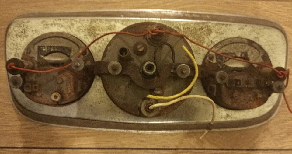 Velocímetro Speedo medidor de temperatura de combustible cuadro de instrumentos Singer Gazelle Foto 2 de 2