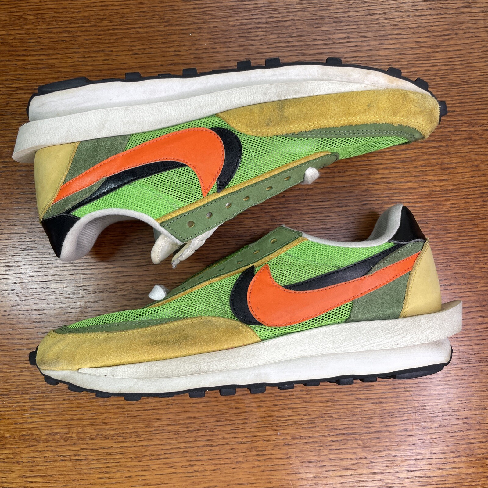 SACAI X NIKE Taglia 9 Nike LDWaffle x Sacai Green Gusto 2019 senza scatola