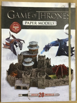 Game of Thrones Paper Models by Bill Scollon (Spiral Bound) NEW  