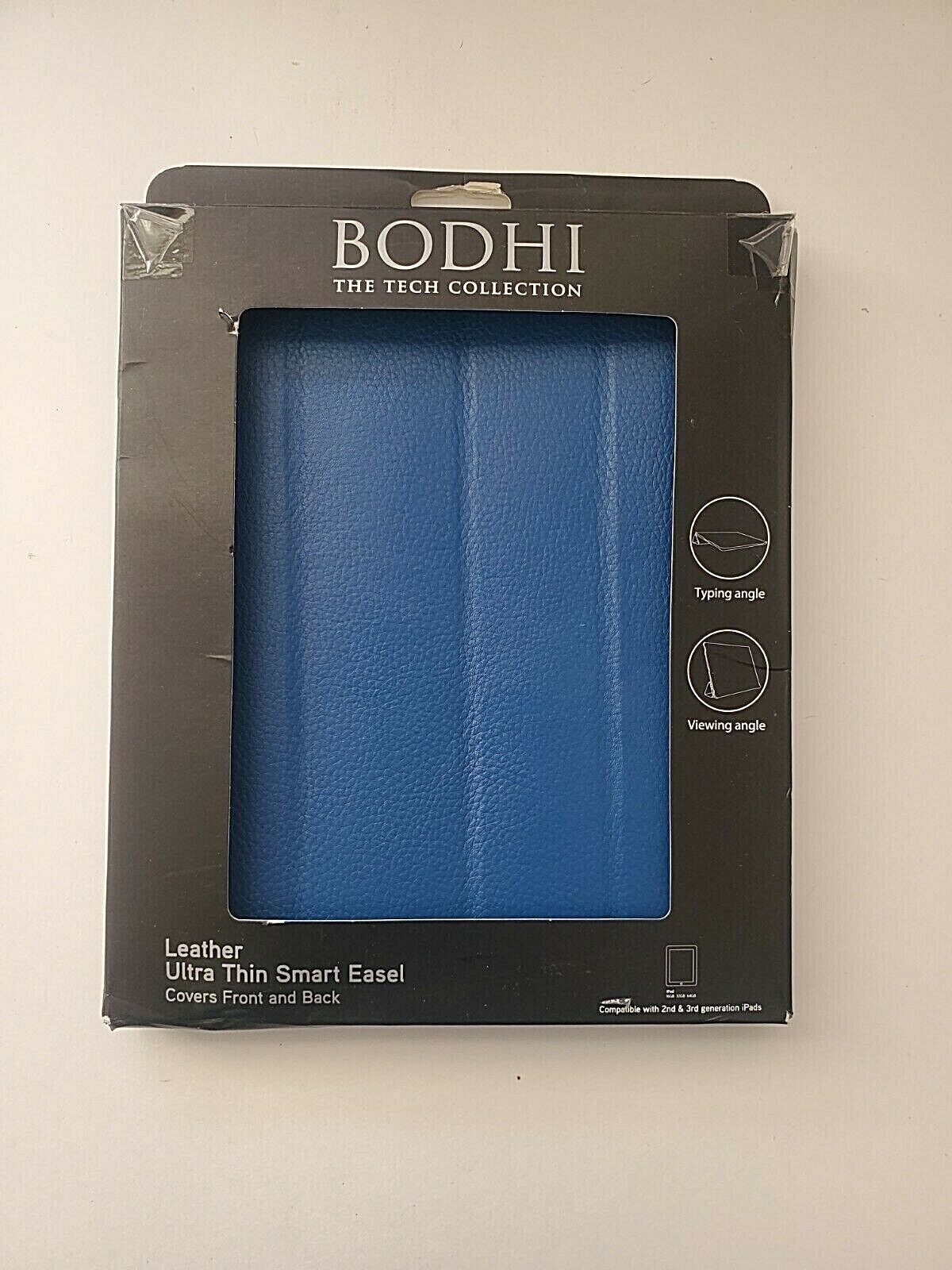 Bodhi Tech Collection Leather IPad 2 and 3 gen Ultra Thin Smart Easel NIB Saddle