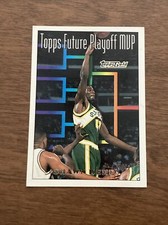 Shawn Kemp 1994 Topps Future Playoff MVP TOPPS GOLD #202 Seattle SuperSonics