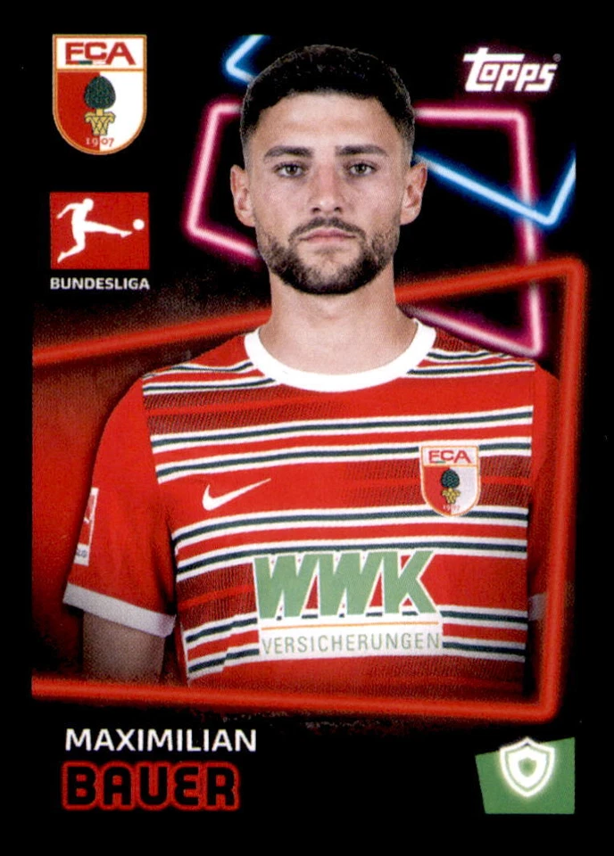 Topps Bundesliga 2022/23 - Sticker 28 - Maximilian Bauer - FC Augsburg