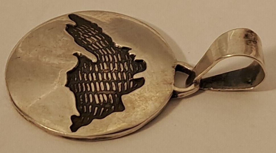 VINTAGE Sterling Silver Handmade Necklace Pendant… - image 3