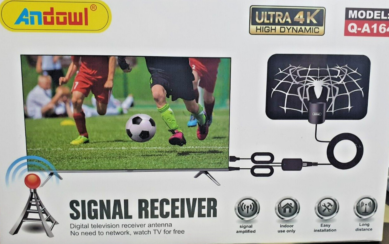 Antenna TV Portatile Amplificata SariStore per Camper e Casa foto 2