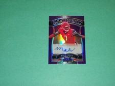 Malik Willis Auto Rookie Card 2022 Leaf Valiant 1/15 Insert Green Bay Packers!!!