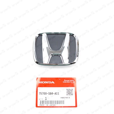 New Genuine Honda 01-02 Accord Front Grille H Chrome/Black Emblem