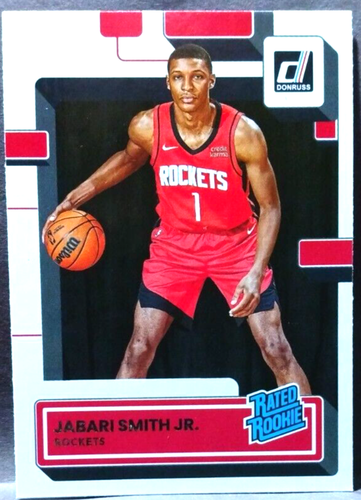 Jabari Smith Jr 2022 23 Donruss Rated Rookie 203 ROOKIE CARD EBay