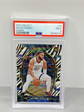 💥2022 Select David Roddy Rookie ZEBRA CASE HIT PSA 9💥GRIZZLIES💥