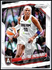 2025 Panini Prizm WNBA #11 Rhyne Howard White Seismic Prizms Atlanta Dream