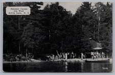 Summer Camps Joe West Sylvia Lake NY St. Lawrence County Postcard N6