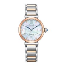 Citizen  Silber Damen Armbanduhr EM1074-82D