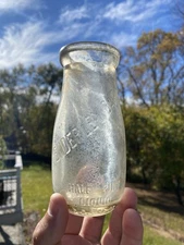 Enderley Dairy Wm Conrad Half Pint Milk Bottle Scranton PA