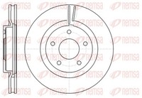 2X Remsa Bremsscheibe 61087.10 FüR Nissan 295,8Mm Qashqai 1 J10 NJ10 Trail 2 T31