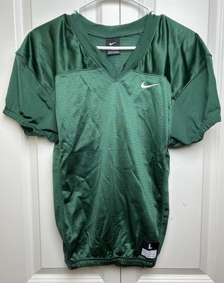 Nike Youth Stock Vapor Practice Football Jersey Size Large in Forest Green