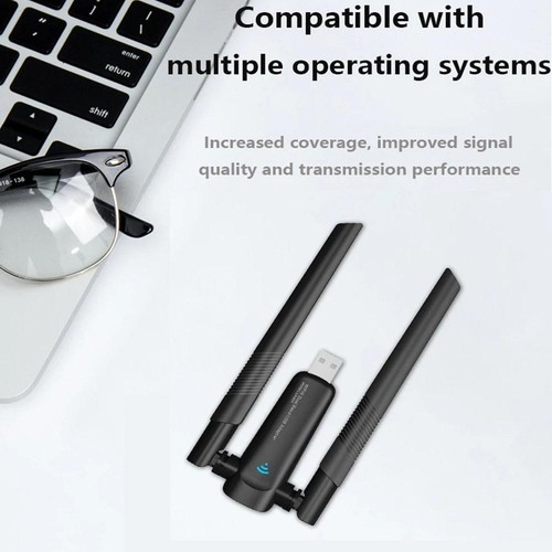 WiFi 6 Wireless Network Card Gigabit 5G Dual Band AX1800M Receiver Computer M4G9 - Afbeelding 8 van 12