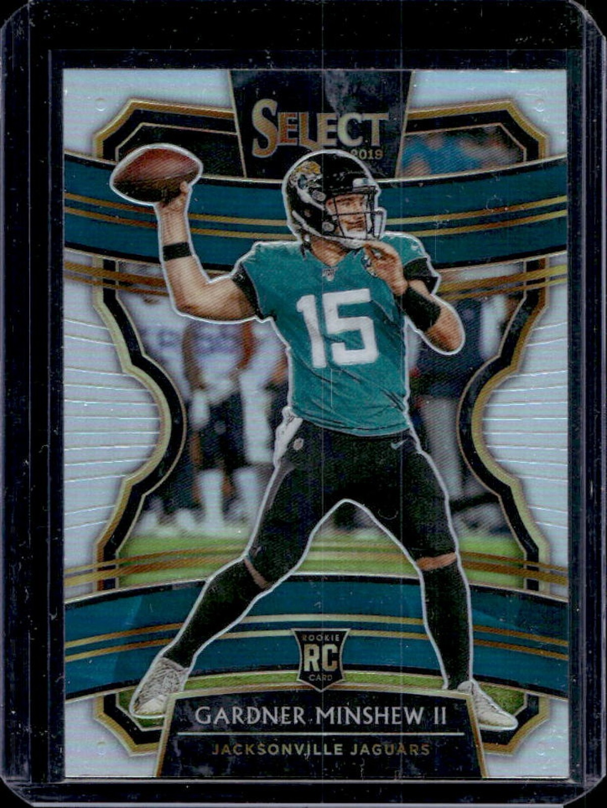 2019 Panini Select Gardner Minshew II RC Silver Prizm Concourse #10 Jaguars