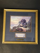 Image of Thomas Kinkade Framed Print New Day Dawning Accent Print With COA