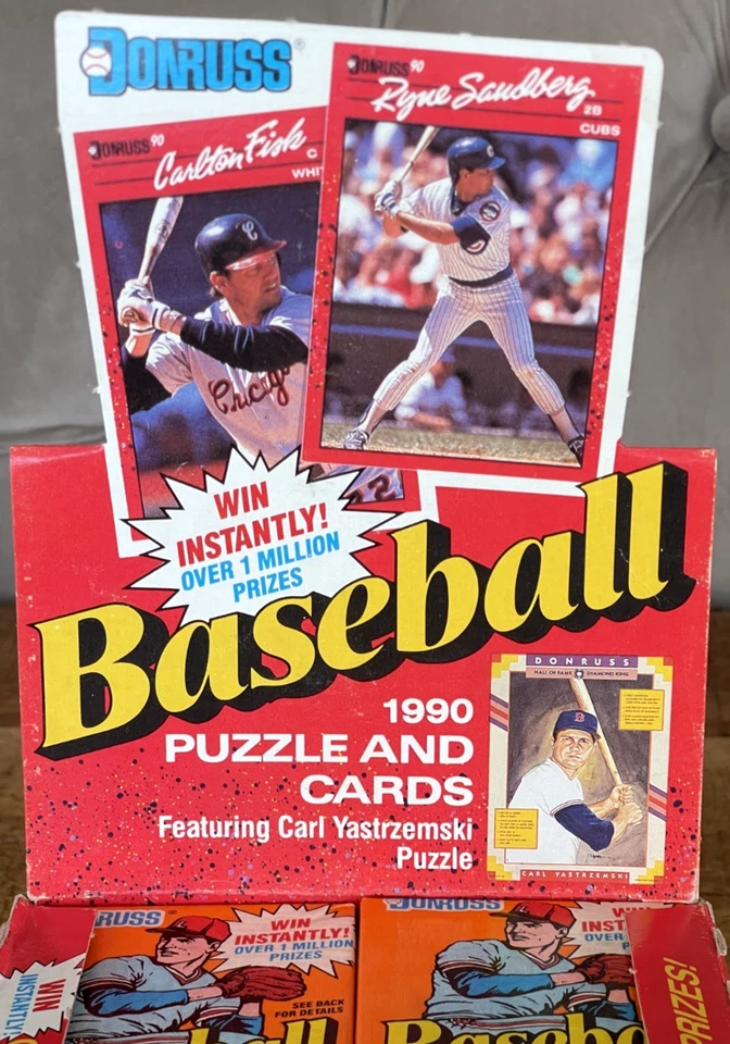 1990 DONRUSS MLB Baseball ⚾️ PACK 16 Cards + 3 Puzzle Pieces HOF RC IMPORT OVP‼️ - Bild 3 von 4