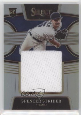 2022 Panini Select Rookie Jumbo Swatch Holo Prizm 79/250 Spencer Strider RC 8sr