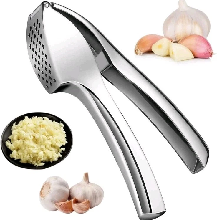 Heavy Duty Premium Garlic Press Easy to Use and Clean Garlic Crusher
Opens in a new window or tab