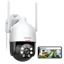 2K WiFi Surveillance Security Camera Outdoor/Home/Dome, Pan-Tilt 360  View, 3...