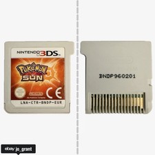 Pokémon Sonne Nintendo 3DS Spiel nur Cartridge