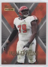 2022 Wild Card MATTE X-Plode Silver - Orange X /100 Ikem Ekwonu Rookie RC z7h. rookie card picture