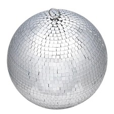 12" Mirror Glass Disco Ball DJ Dance Decorative Bands Home Party Stage Lighting