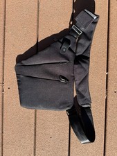 Tactical Sling Bag for Men Women Crossbody Anti-Theft EDC Black Adjustable