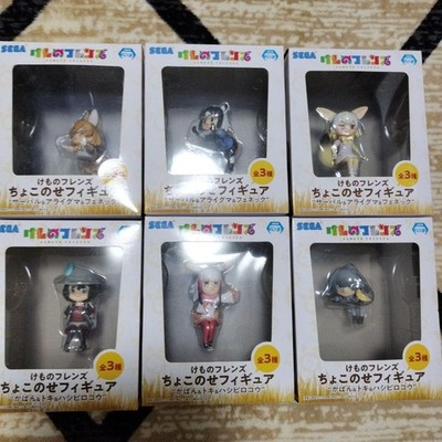 6 types of Kemono Friends Chokonose figures #09367d