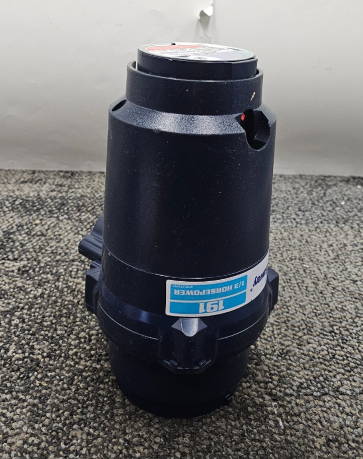 Whirlaway 191: 1/3 Horsepower Continuous Feed Garbage Disposal 115V 4.0A 1900RPM