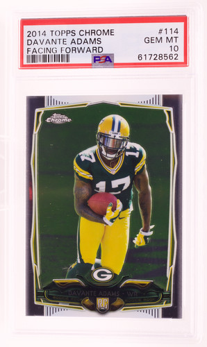 2014 Topps Chrome #114 Davante Adams Rookie Facing Forward PSA 10 GEM MT Packers