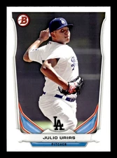 2014 Bowman Draft Top Prospects Julio Urias #TP-14 Los Angeles Dodgers