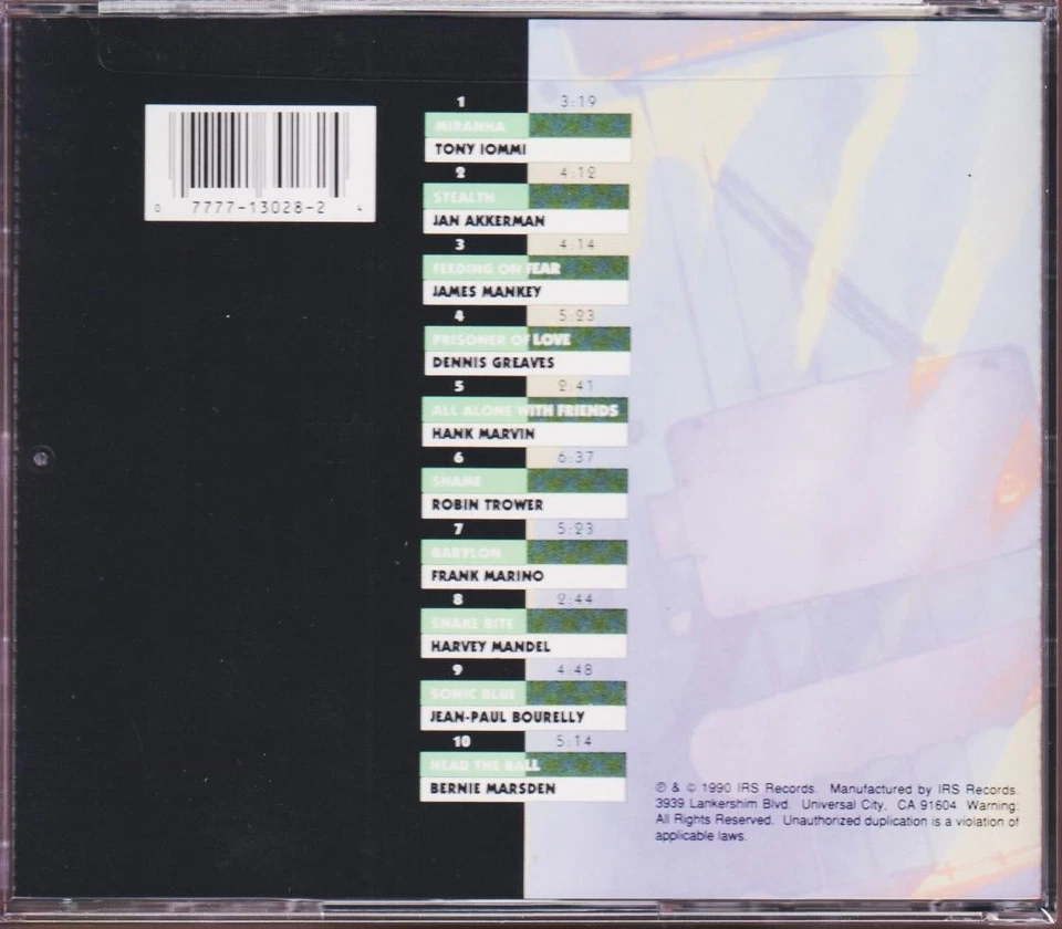 Various Artists: Guitar Speak II (1990 IRS) *New/Sealed CD* - Image 2 of 2