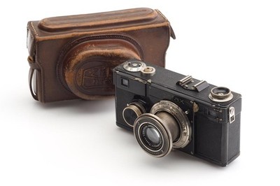 Contax I Type 7 w. Tessar 2.8/5cm & Case #Z.26812