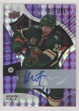 2021-22 Upper Deck Allure Purple Diamond Auto 3/10 Kevin Fiala #79 Auto 10bi