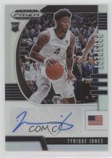 2020-21 Panini Prizm Draft Picks Prospect Silver Tyrique Jones #PA-TJ Auto 0hx5